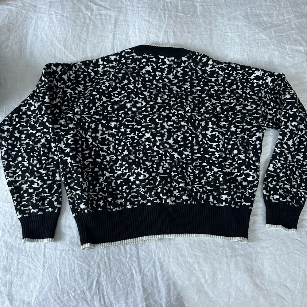 Rachel Antonoff Black and White Cardigan - Picture 2 of 6